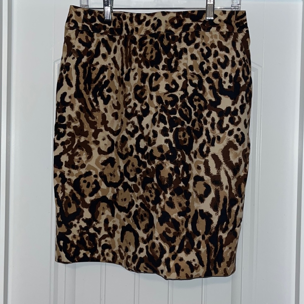 Merona Cheetah Leopard Print Pencil Skirt